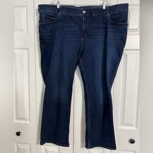 Lee Dark Blue Straight Leg Women's Jeans